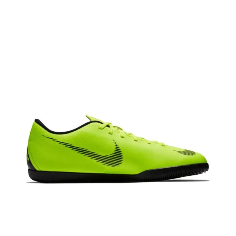 Nike Mercurial Vapor 12 IC/IN Indoor Cushioning Anti-Slip And Wear-Resistant Soccer Shoes Men's Green Black-1