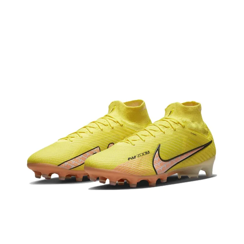 Nike Zoom Mercurial Superfly 9 Elite AG Pro Yellow Strike Sunset Glow-2