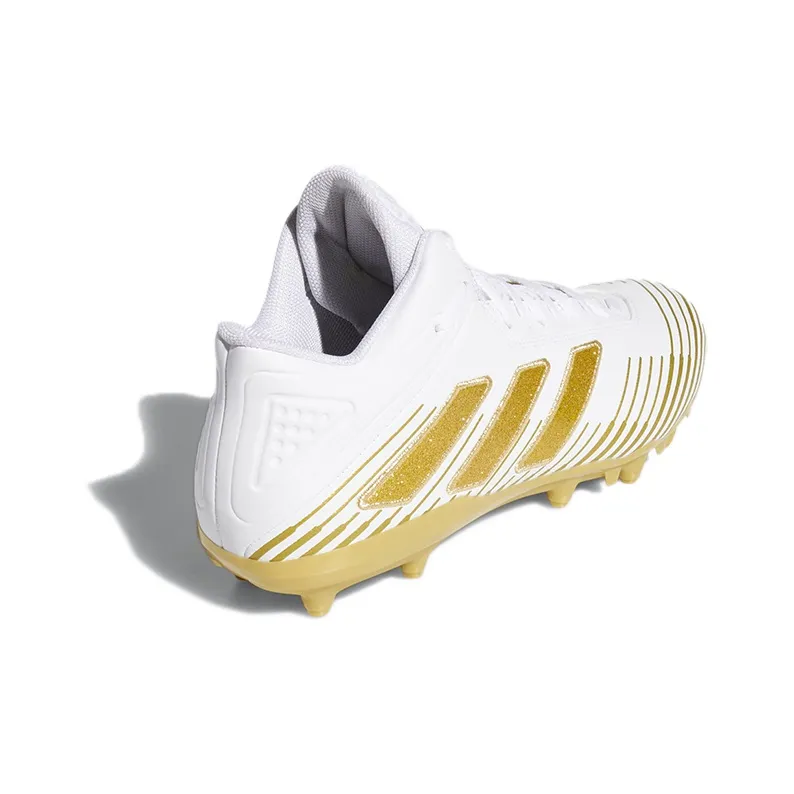 Adidas FREAK GHOST FG Rubber Long Studs Wear-Resistant Soccer Shoes Men's White Gold-3