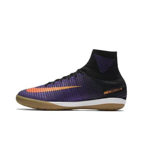 Nike Mercurialx Proximo 2 Soccer Shoes Men High-Top Black/Purple/Brown/White