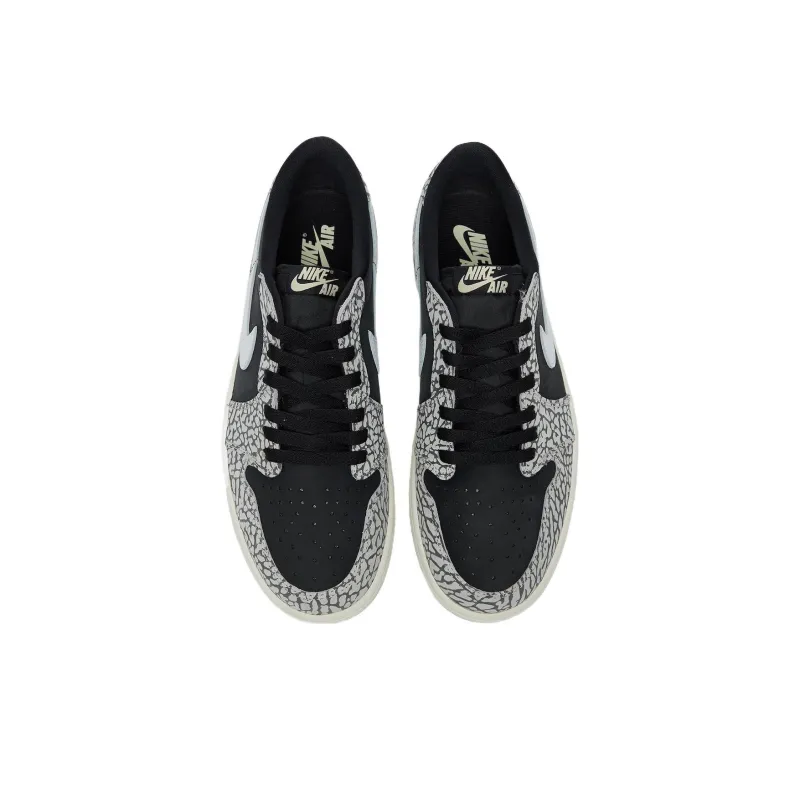 JORDAN 1 Retro Low Og Black Cement-2