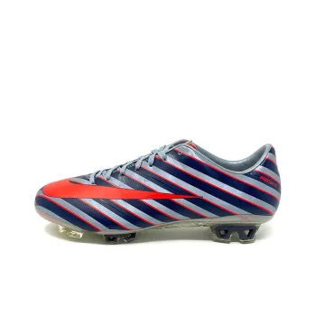 Nike FG Firm Ground Shock Absorbers With Slip Resistant And Abrasion Resistant Properties Soccer Shoes Men's Blue Red