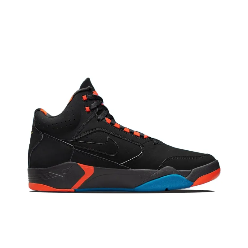 Nike Air Flight Lite Ii Mid Black Team Orange-1