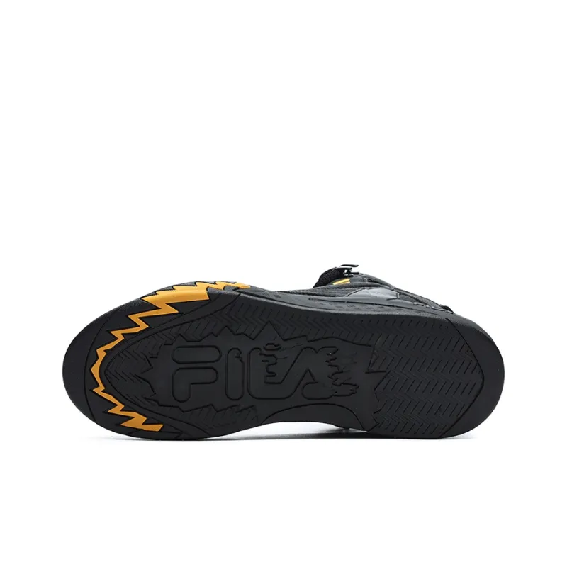 FILA FUSION DESPERADO WE Desperado We Mid Top Vintage Basketball Shoes Men's Black-5