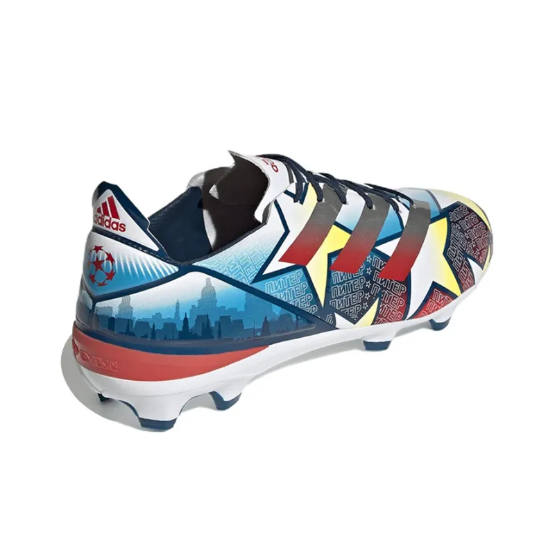 Adidas Gamemode Soccer Shoes Unisex Low-Top Red Blue-3