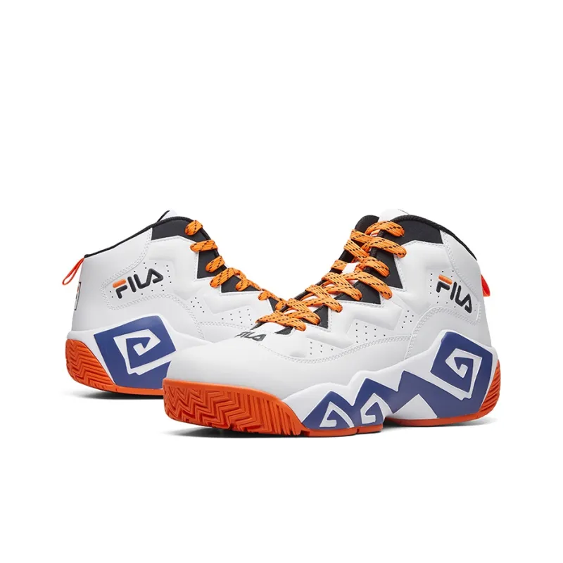 FILA Mb 1 High Baeketball Shoes Black/White-3