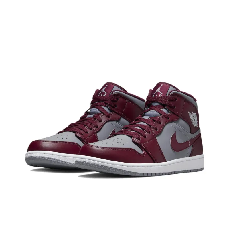 Jordan 1 Mid Cherrywood Red-2