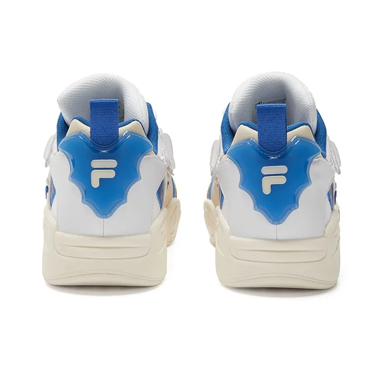 FILA FUSION Classic Basketball Shoes 'White Blue'-3