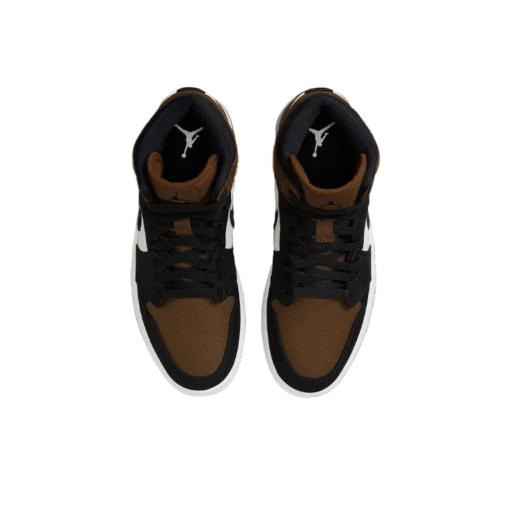 Air Jordan 1 Mid Se 'Olive Toe' Women's-3