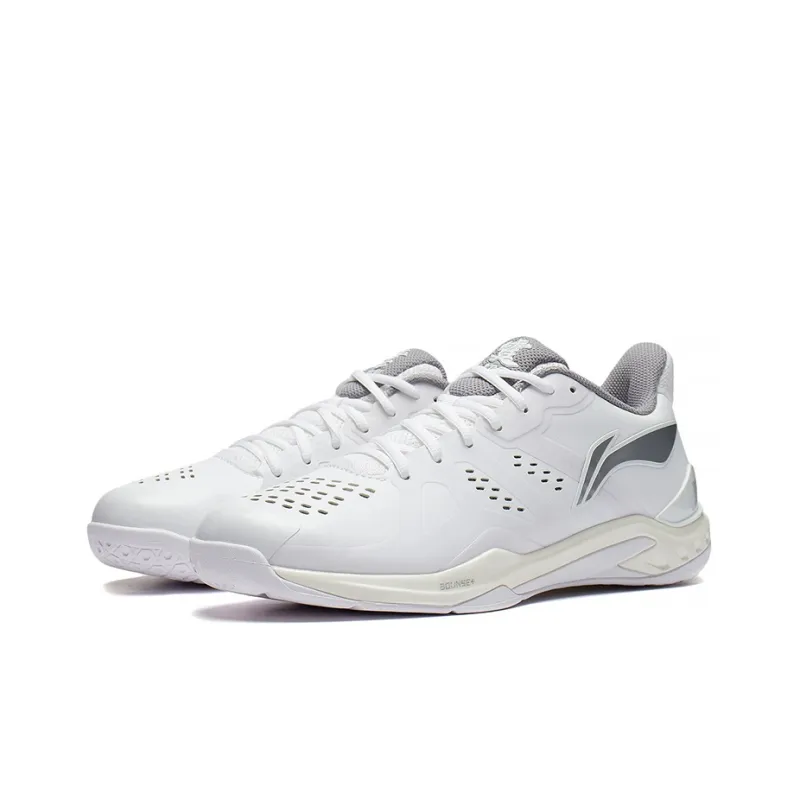 LiNing Cloud Thunder Low Top Badminton Shoes Unisex White-2