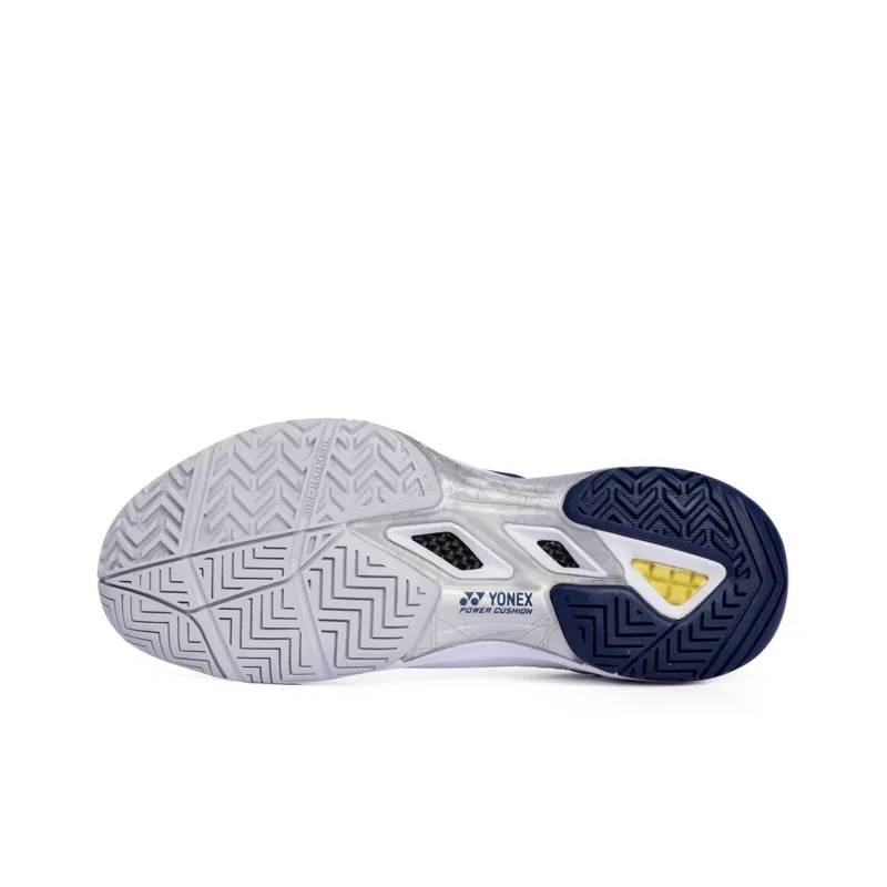 YONEX Shock Absorbers With Slip Resistant And Abrasion Resistant Properties Low Top Badminton Shoes Unisex White Cyan-4