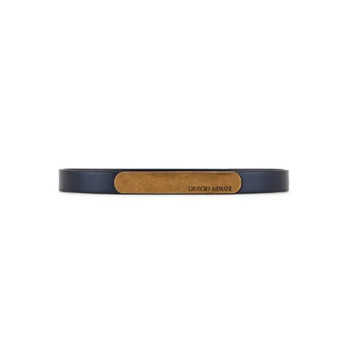 EMPORIO ARMANI Leather Belts Women's Blue