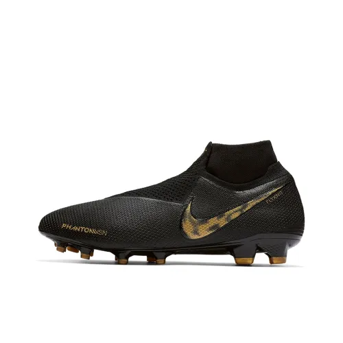 Nike Phantom Vision Elite DF FG Black Metallic Vivid Gold