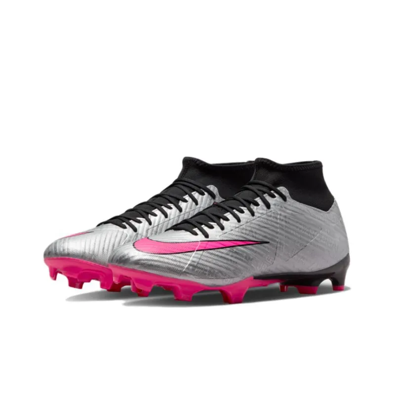 Nike Mercurial Superfly 9 Acad 25 FG/MG 'Metallic Silver Hyper Pink'-2