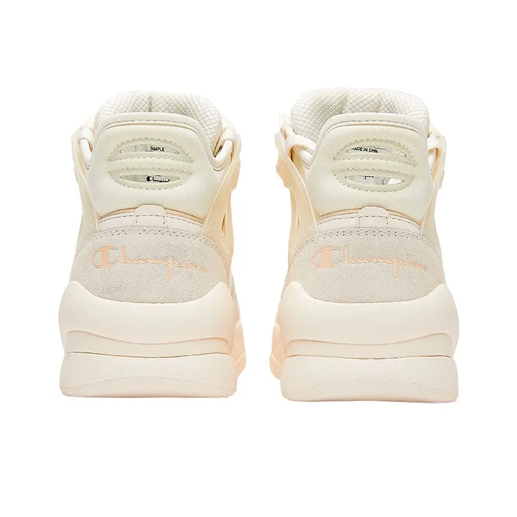 Champion Champ Hoop Mid Mid-Top Vintage Basketball Shoes Women's Hawaiian Fruit Yellow-3