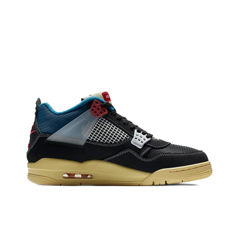 JORDAN 4 Retro Union Off Noir-1