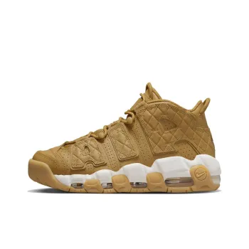 Nike Air More Uptempo Quilted Wheat Gum Light Brown Women's