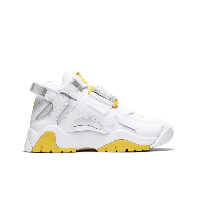 Nike Air Barrage Mid White Chrome Yellow Women's-1