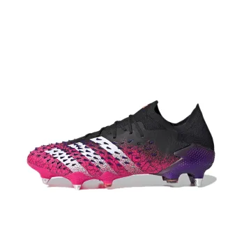 Adidas Predator Freak.1 SG Metal Long Studs Wear Resistant Soccer Shoes Men's Blue Pink