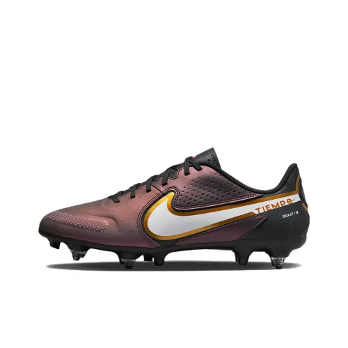 Nike Tiempo Legend 9 Soccer Shoes Men Low-Top Purple/White