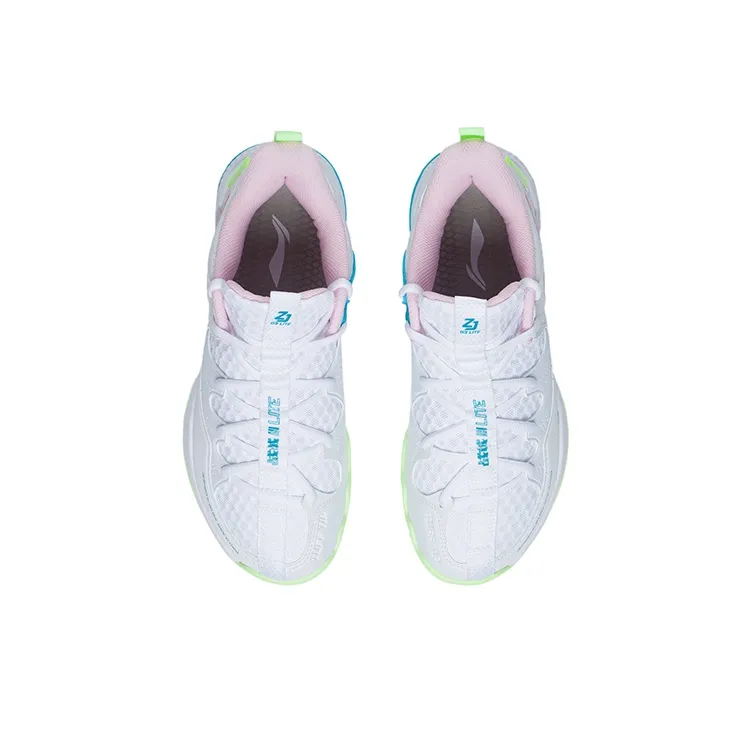 LINING Badminton Shoes Unisex Low Top Standard White/Light Pink-3