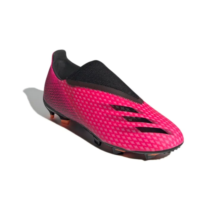 Adidas X Ghosted 3 Laceless Fg Shock Pink-2