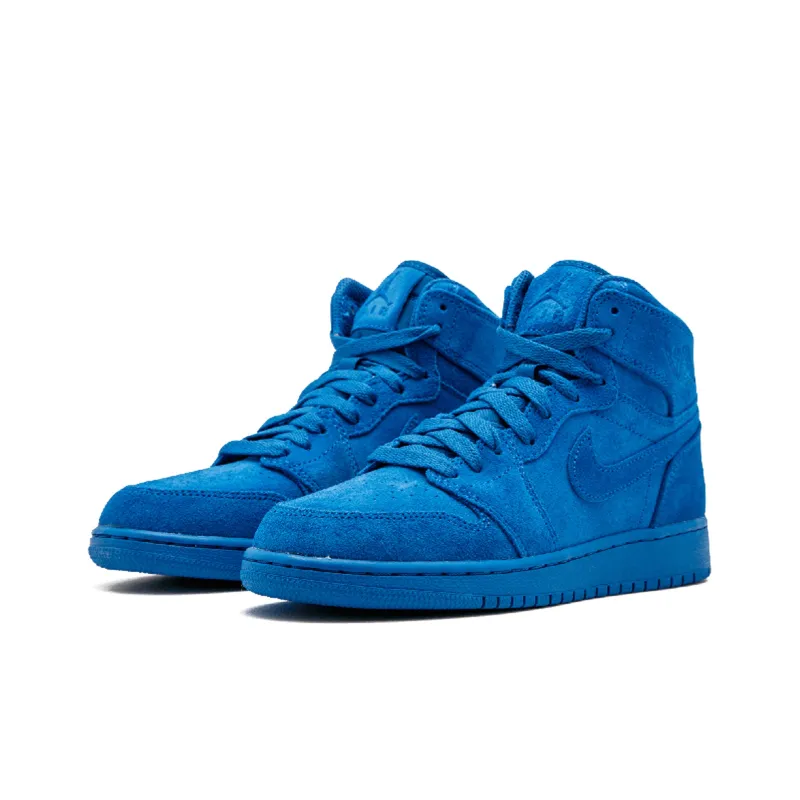 Jordan 1 Retro High Blue Suede GS-2