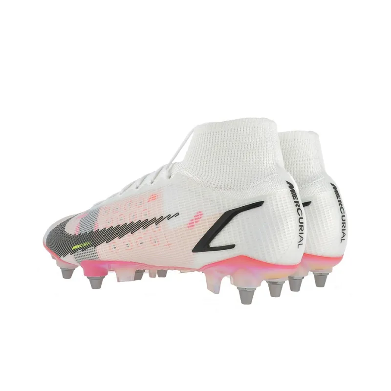 Nike Mercurial Superfly 8 Elite SG Pro AC White Pink Blast-3