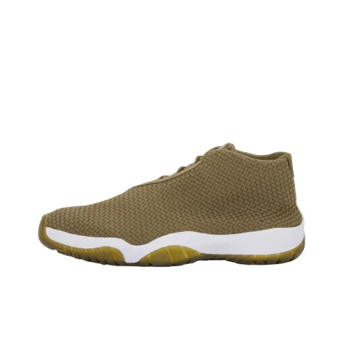 Jordan Future Vintage Basketball Shoes Men Mid-Top Lizard Green/Lizard Green/White