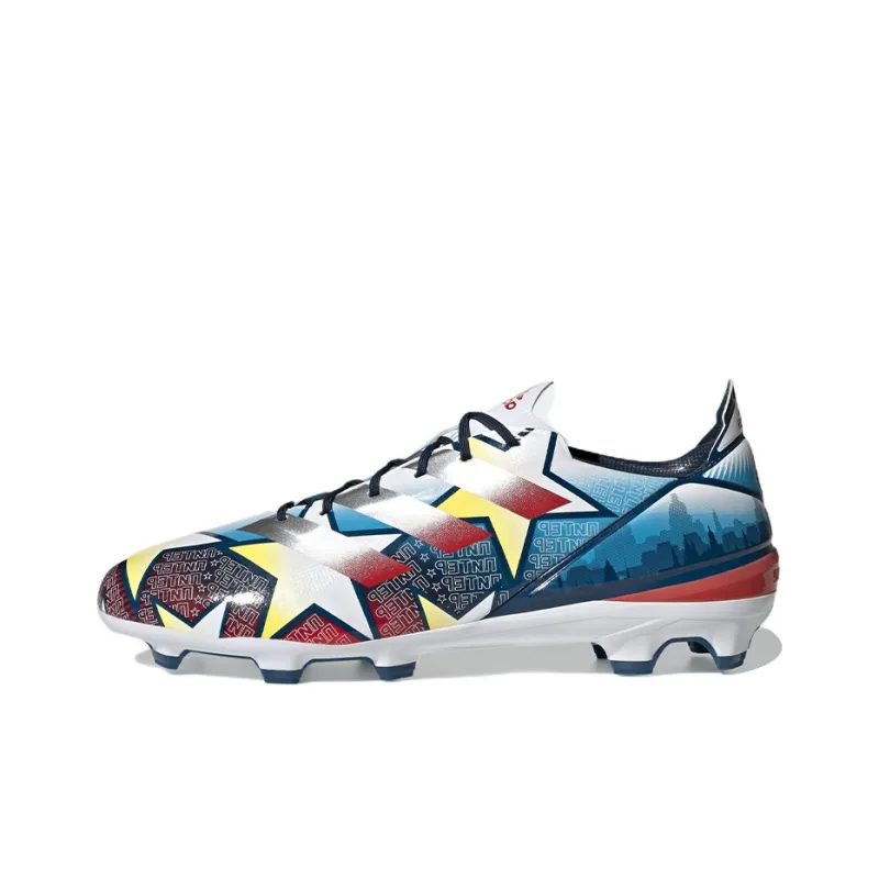 Adidas Gamemode Soccer Shoes Unisex Low-Top Red Blue-0
