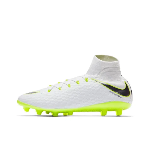 Nike Hypervenom Phantom 3 Soccer Shoes Men Mid-Top White/Green/Black