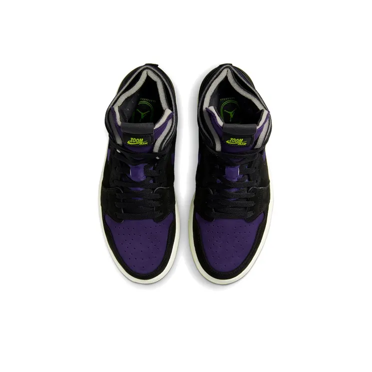 Jordan 1 High Zoom Air Cmft Black Court Purple Lemon Venom Women's-3