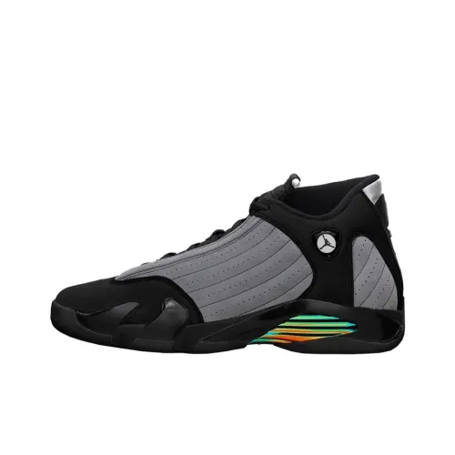 Jordan 14 Retro Black Particle Grey