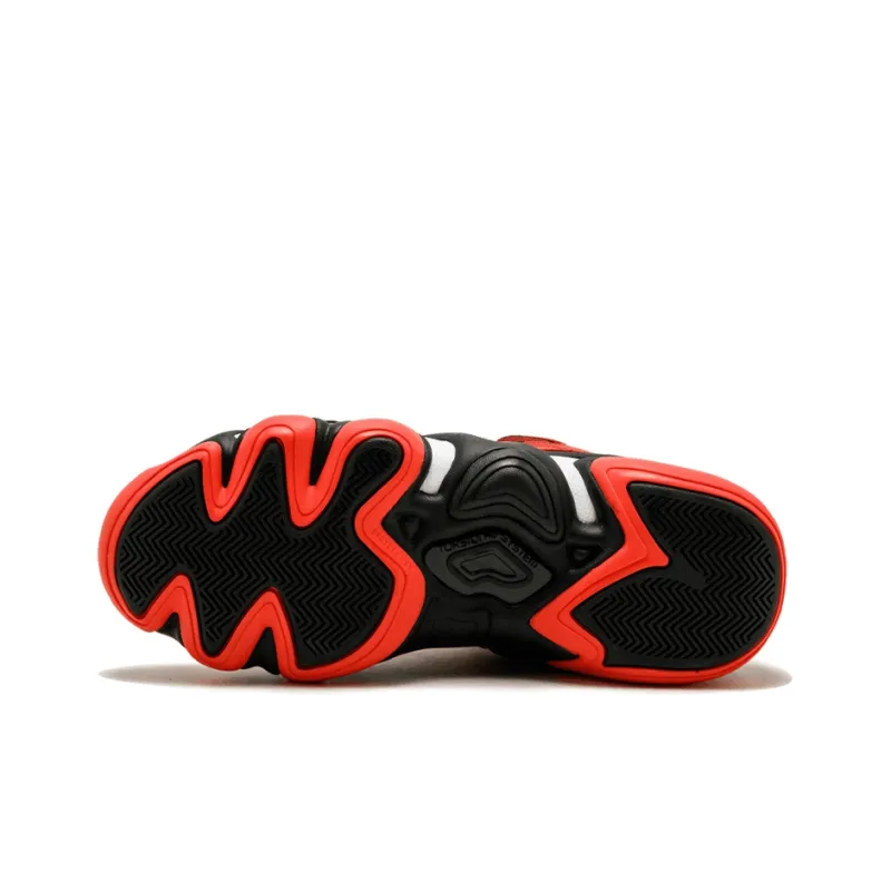 Adidas Crazy 8 Cushioning Anti Slip And Wear Resistant High Top Vintage Basketball Shoes Red White Black-4