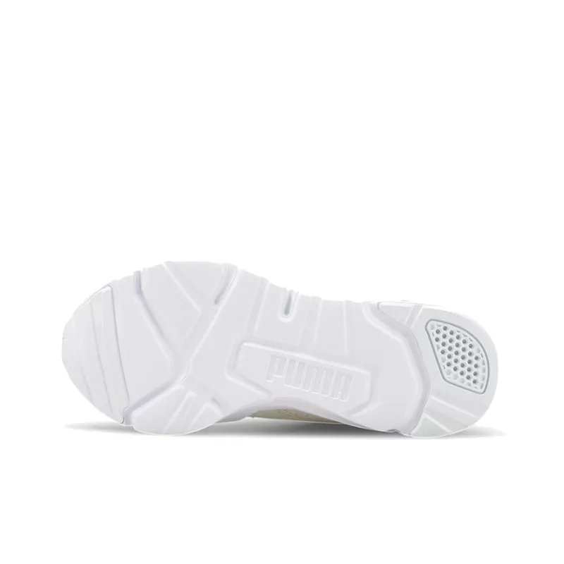 PUMA Cell Vorto Vorto Gleam Cushioned Wear-Resistant Lightweight Low-Top Training Shoes Women's Khaki Red White-5