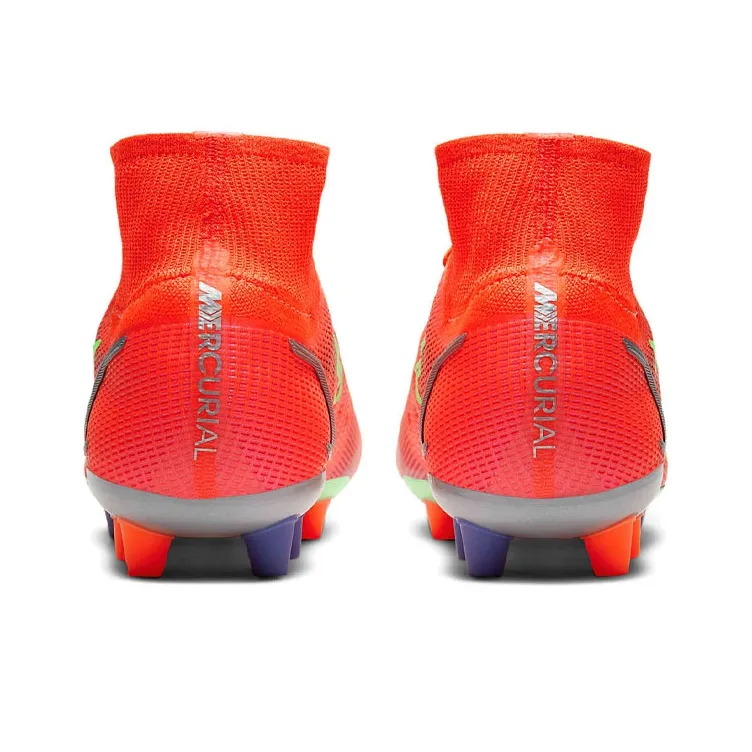 Nike Mercurial Superfly 8 Elite Ag Artificial Grass 'Red Neon Green'-4