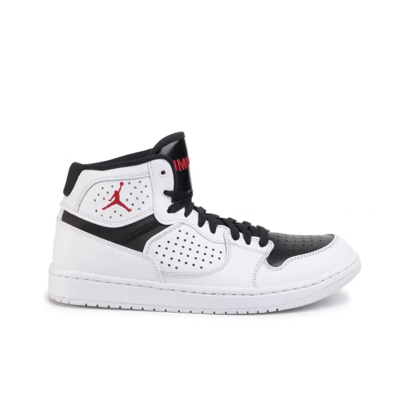 Jordan Access White Black University Red-1