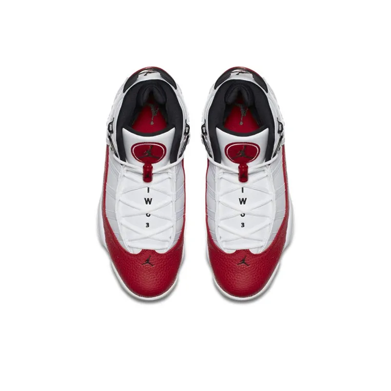 Jordan 6 Rings White University Red-4
