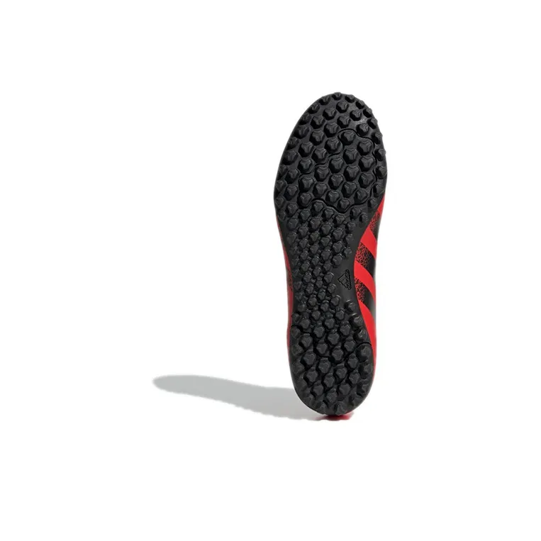 Adidas Predator Freak .4 Wear-Resistant Soccer Shoes Men's Red Black-5