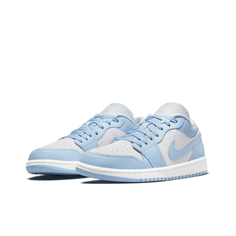 Jordan 1 Low Football Grey Aluminum Women's-2