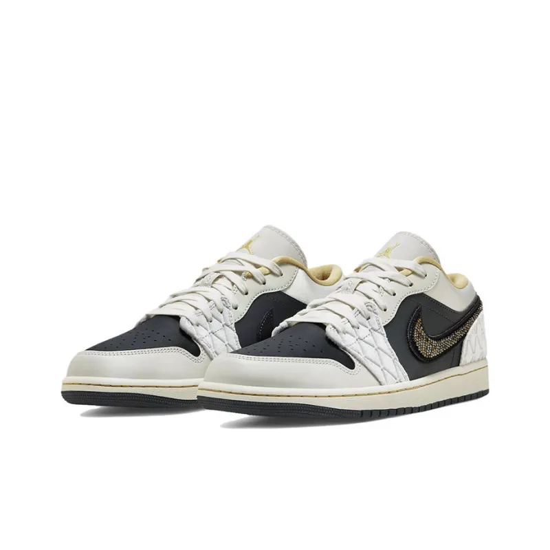 JORDAN 1 Low Beaded Swoosh-2