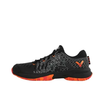 One Piece x VICTOR Anti Slip Wear Resistant Low Top Badminton Shoes Unisex Black