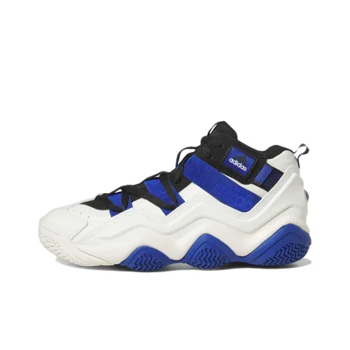 Adidas Top Ten Vintage Basketball Shoes Men Mid-Top White/Blue