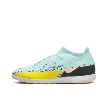 Nike Phantom GT Soccer Shoes Unisex Mid-Top Blue/Yellow