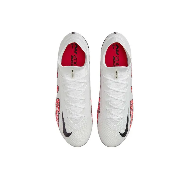 Nike Zoom Mercurial Superfly 9 Elite Fg White Bright Crimson-3