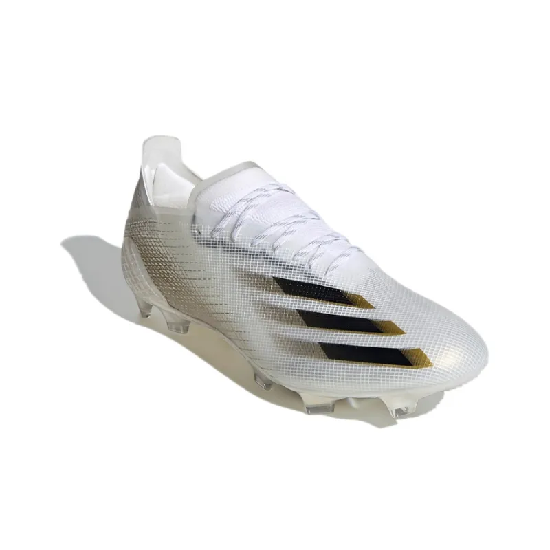 Adidas X Ghosted.1 Fg White Black Gold-2