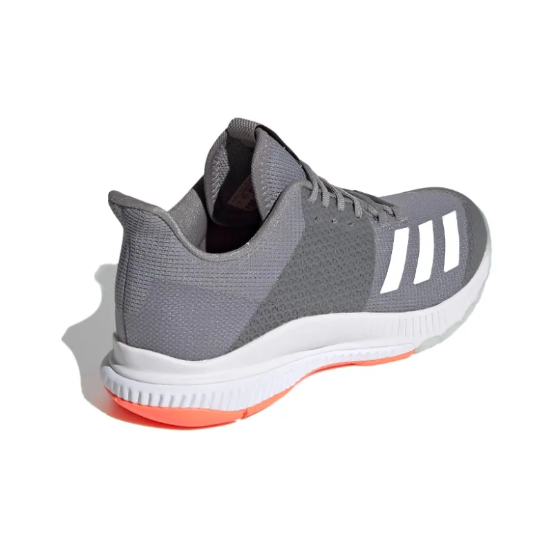 Adidas Crazyflight Bounce 3 Training Shoes Women's Low-Top Gray/White/Orange-3