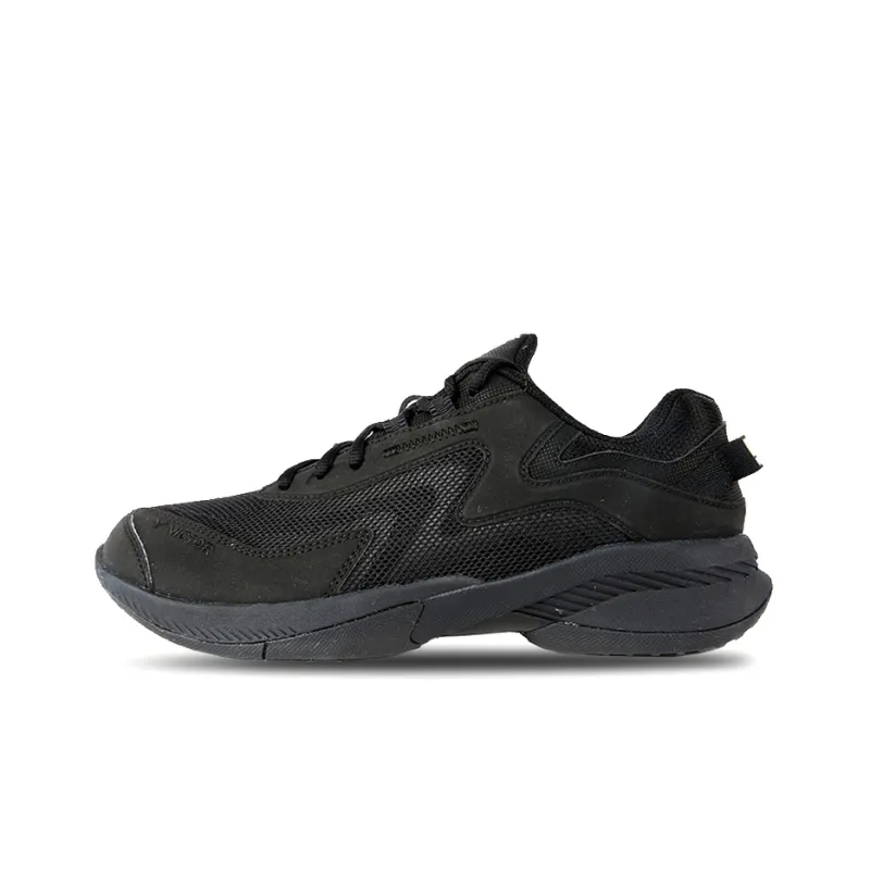 VICTOR Dark Energy Cushioned Slip Resistant Abrasion Resistant Breathable Low Top Badminton Shoes Unisex Black-0