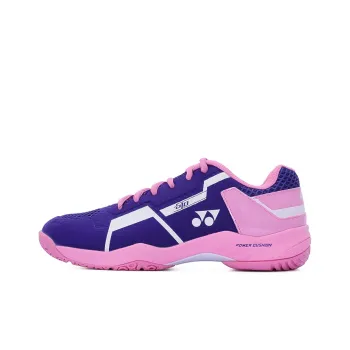 YONEX Power Cushion Badminton Shoes Women's Low Top Purple Pink Red