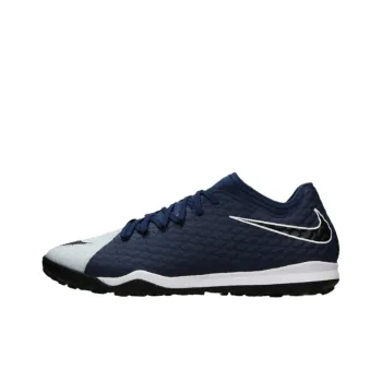 Nike TF Rubber Broken Studs Cushioning, Slip Resistant, And Abrasion Resistant Soccer Shoes Men's Blue White